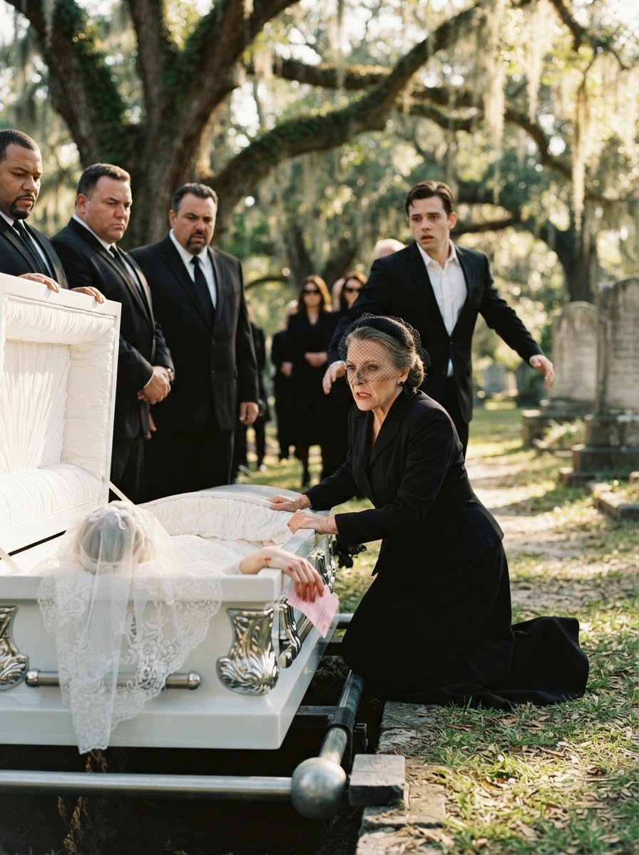 Eight Men Couldn’t Lift My Daughter-In-Law’s Coffin, Then Someone Knocked From Inside