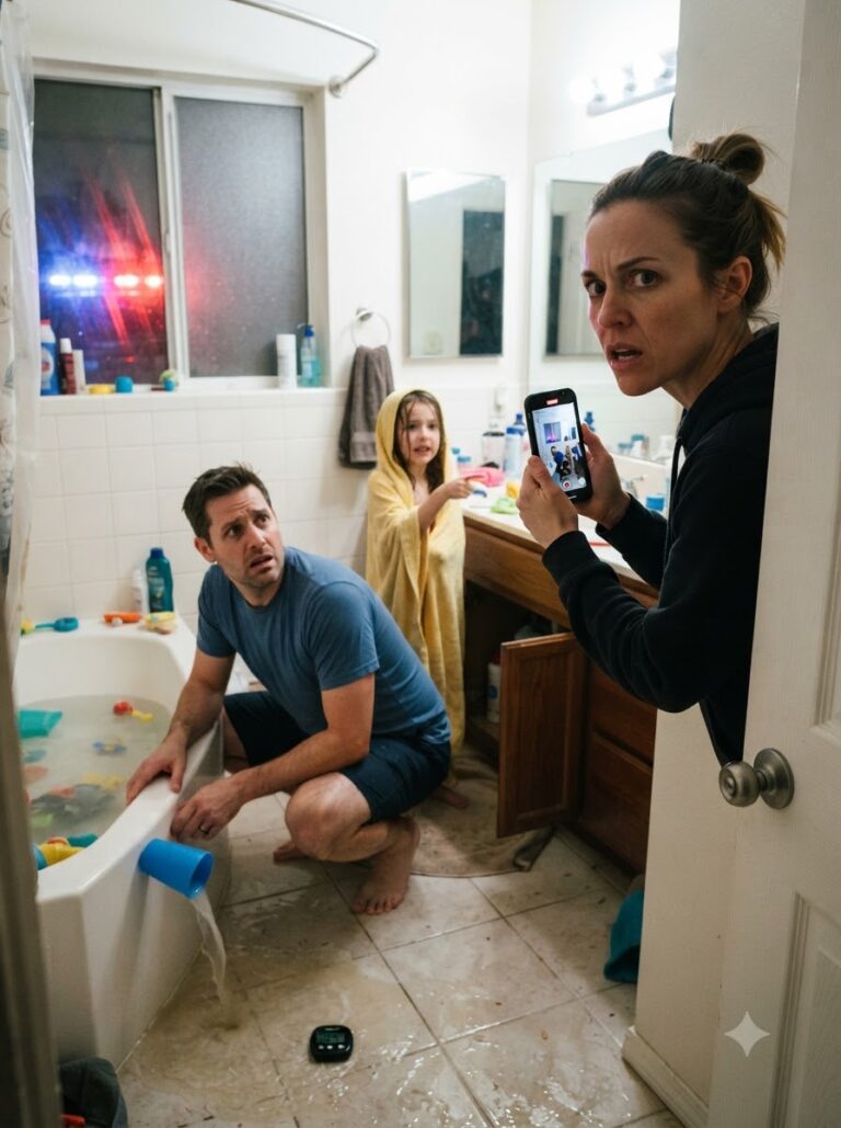 My Daughter Shivered After Every Bath—Until She Pointed Under the Bathroom Sink