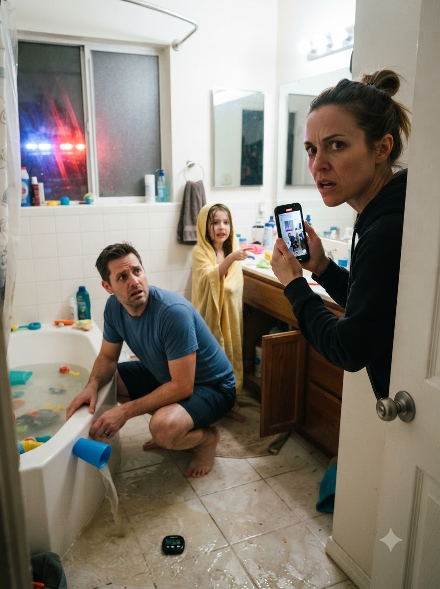 My Daughter Shivered After Every Bath—Until She Pointed Under the Bathroom Sink