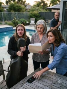 My Parents Sold Lucy’s Cello—Then Grandma Exposed Their Plan Beside the Pool