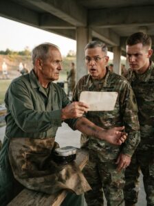 The Base Cook Made the Shot—Then Handed the General His Own Report